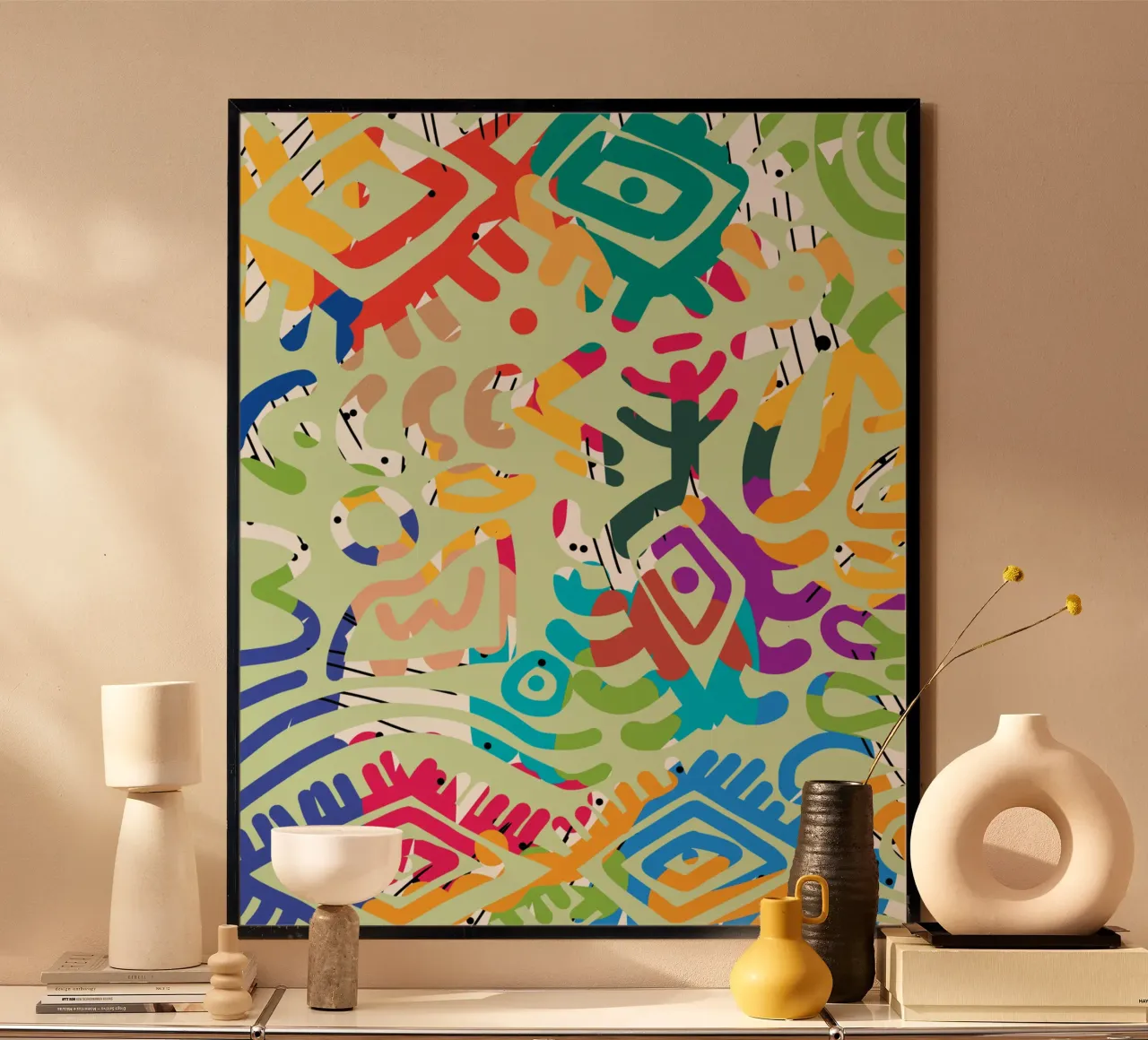 Graffiti scribble 02 poster da Little Dean