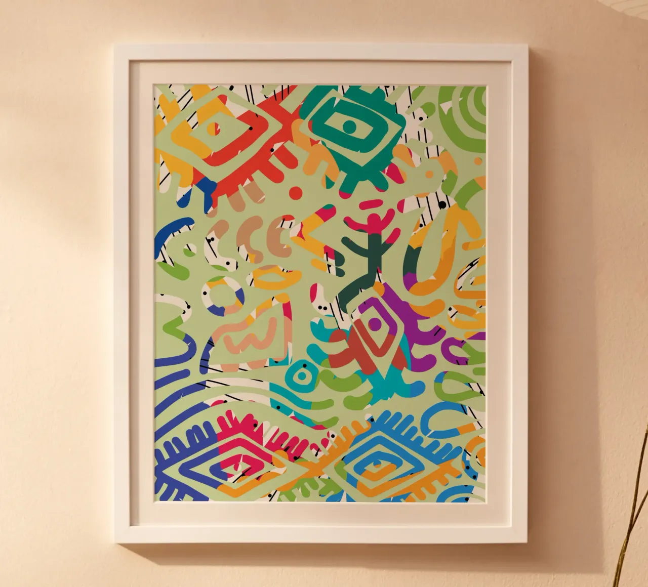 Graffiti scribble 02 poster da Little Dean