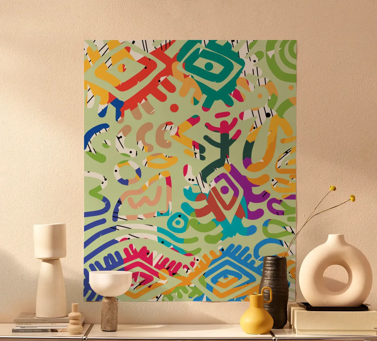 Graffiti scribble 02 poster da Little Dean