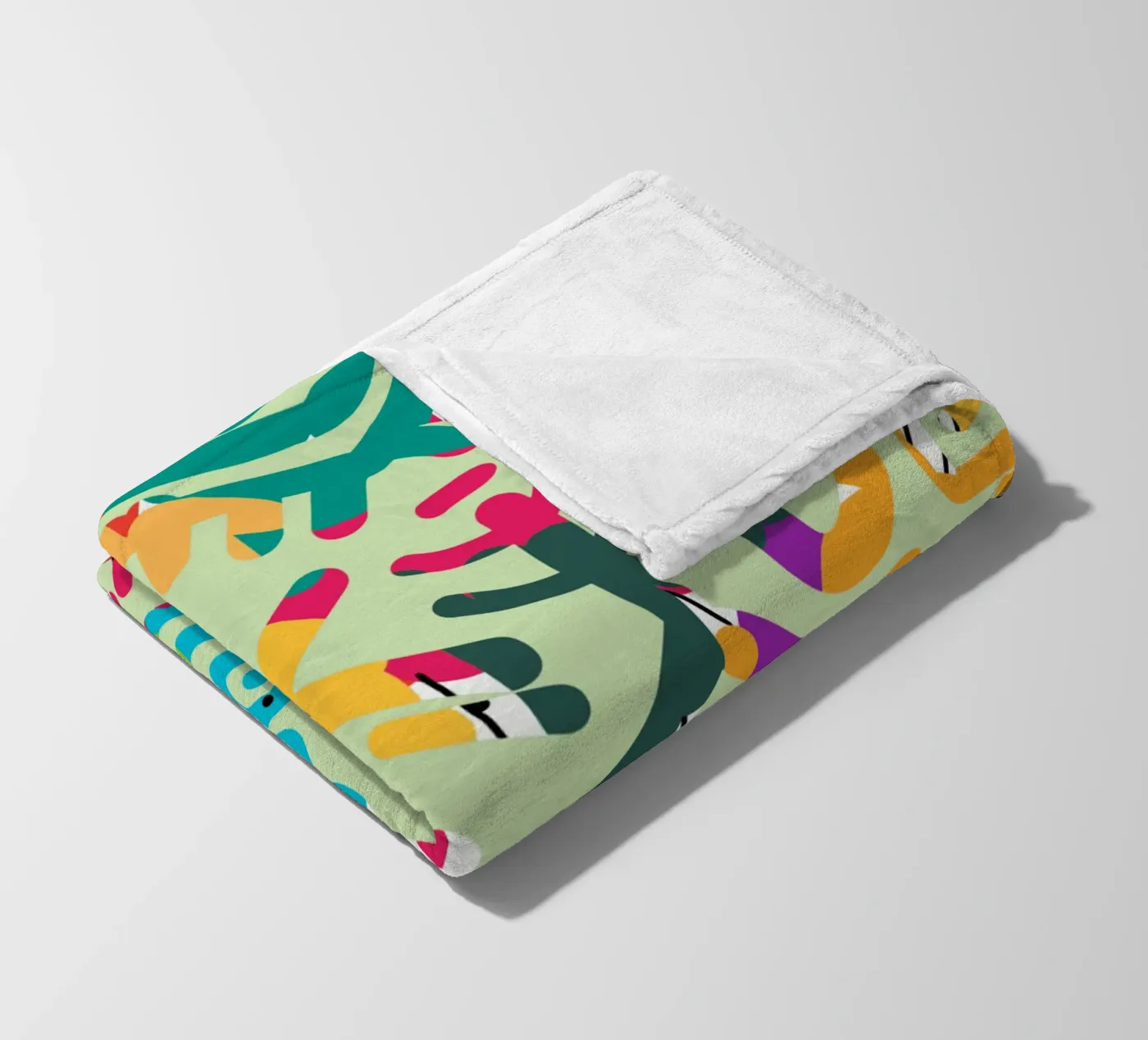 Graffiti scribble 02 coperta in pile da Little Dean