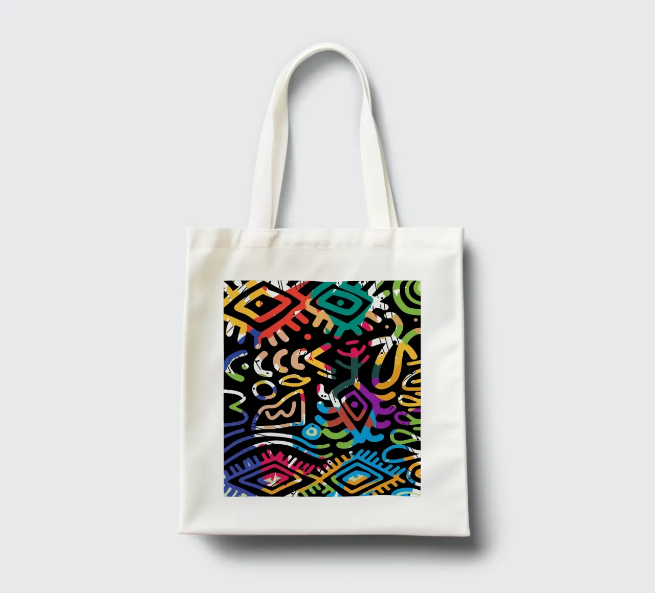 Graffiti scribble 03 borsa in juta da Little Dean