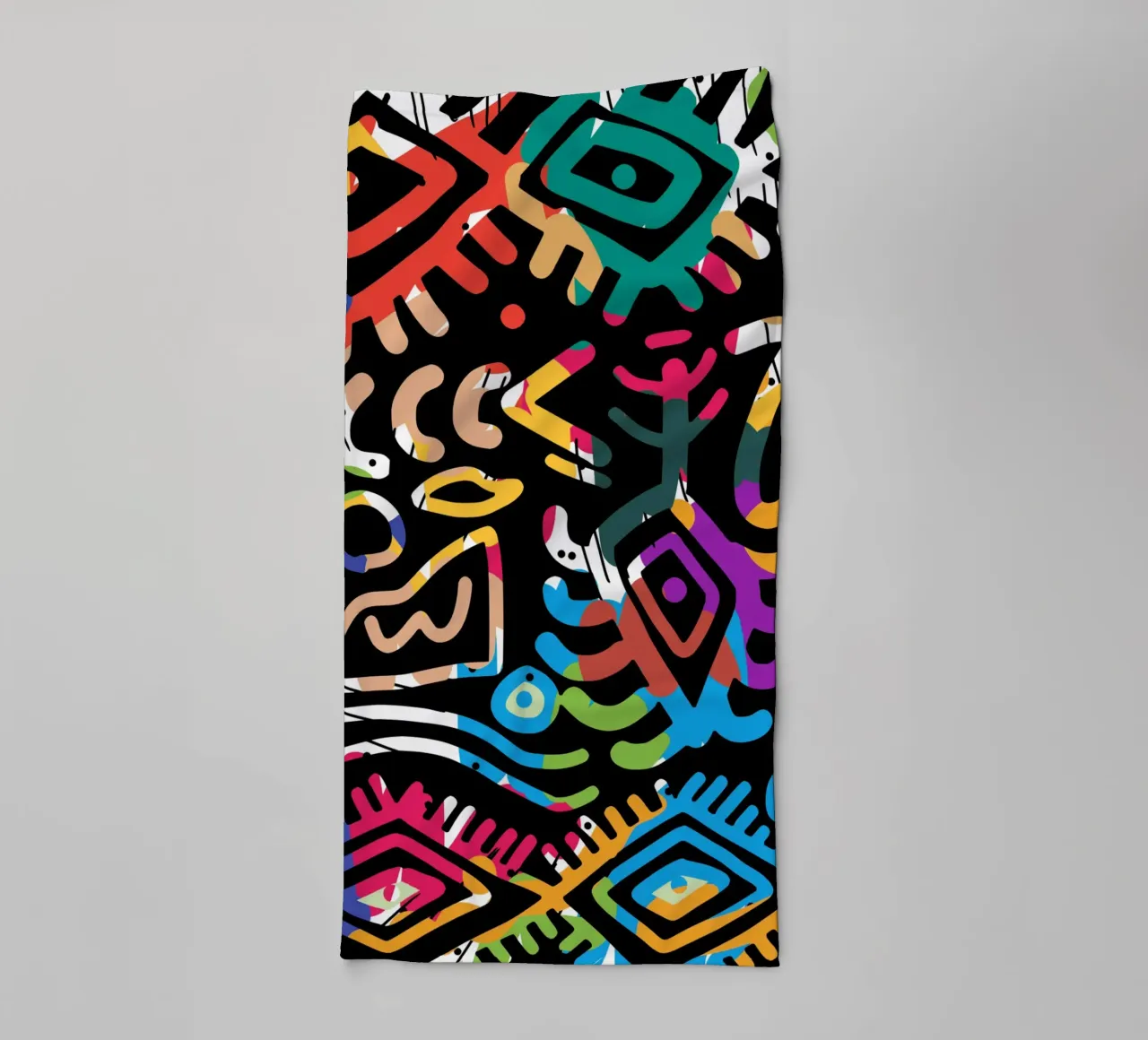 Graffiti scribble 03 asciugamano da bagno da Little Dean