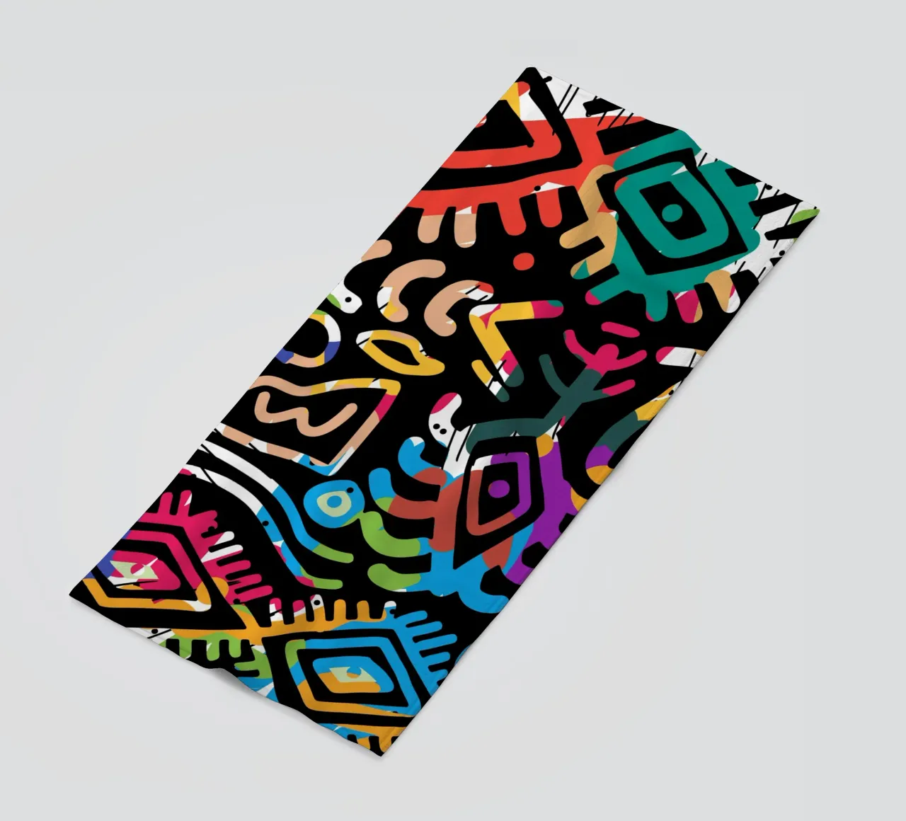 Graffiti scribble 03 telo mare da Little Dean