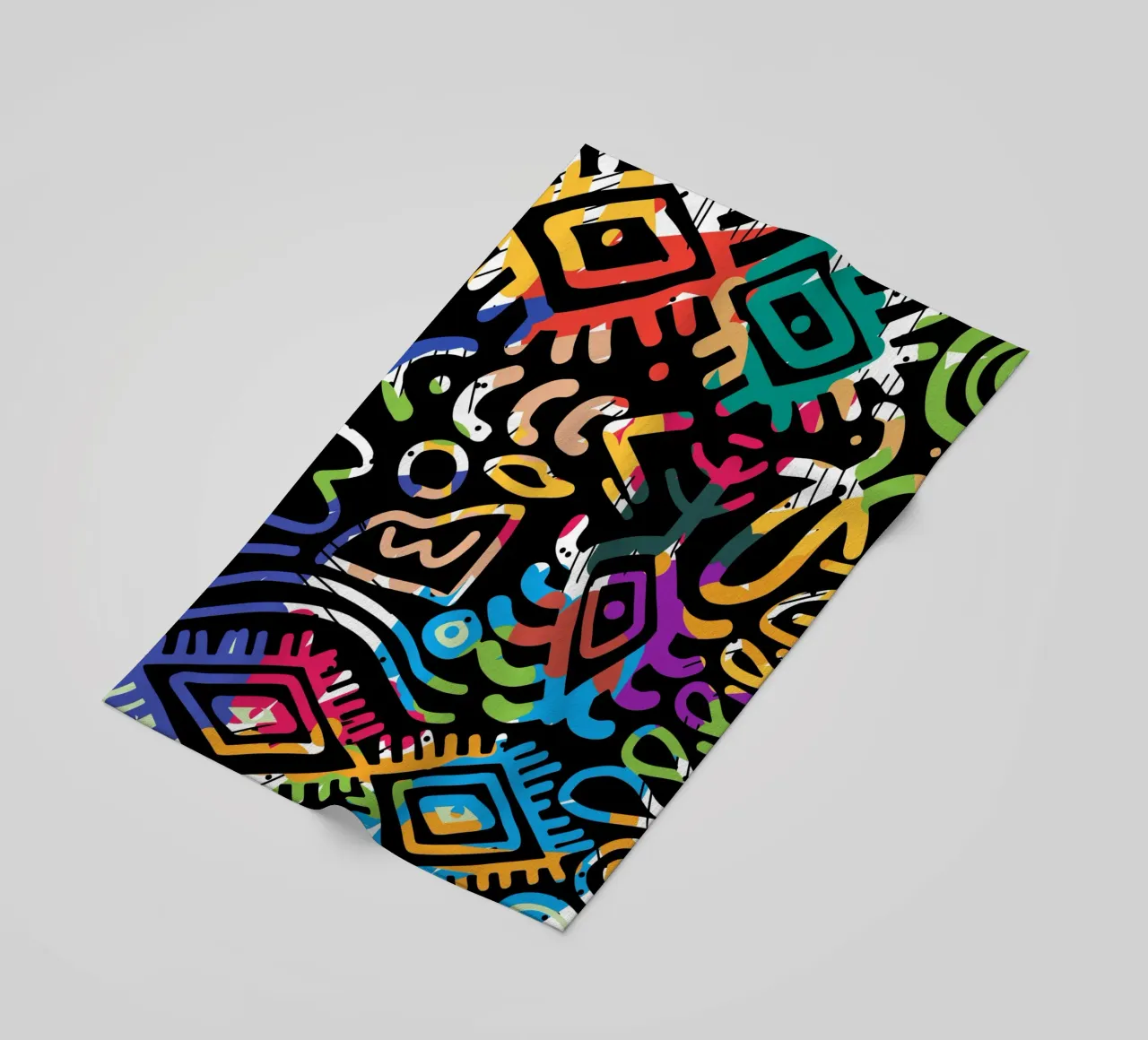 Graffiti scribble 03 telo mare da Little Dean