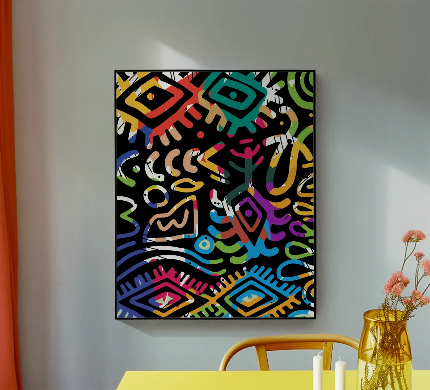 Graffiti scribble 03 plexiglas de Little Dean