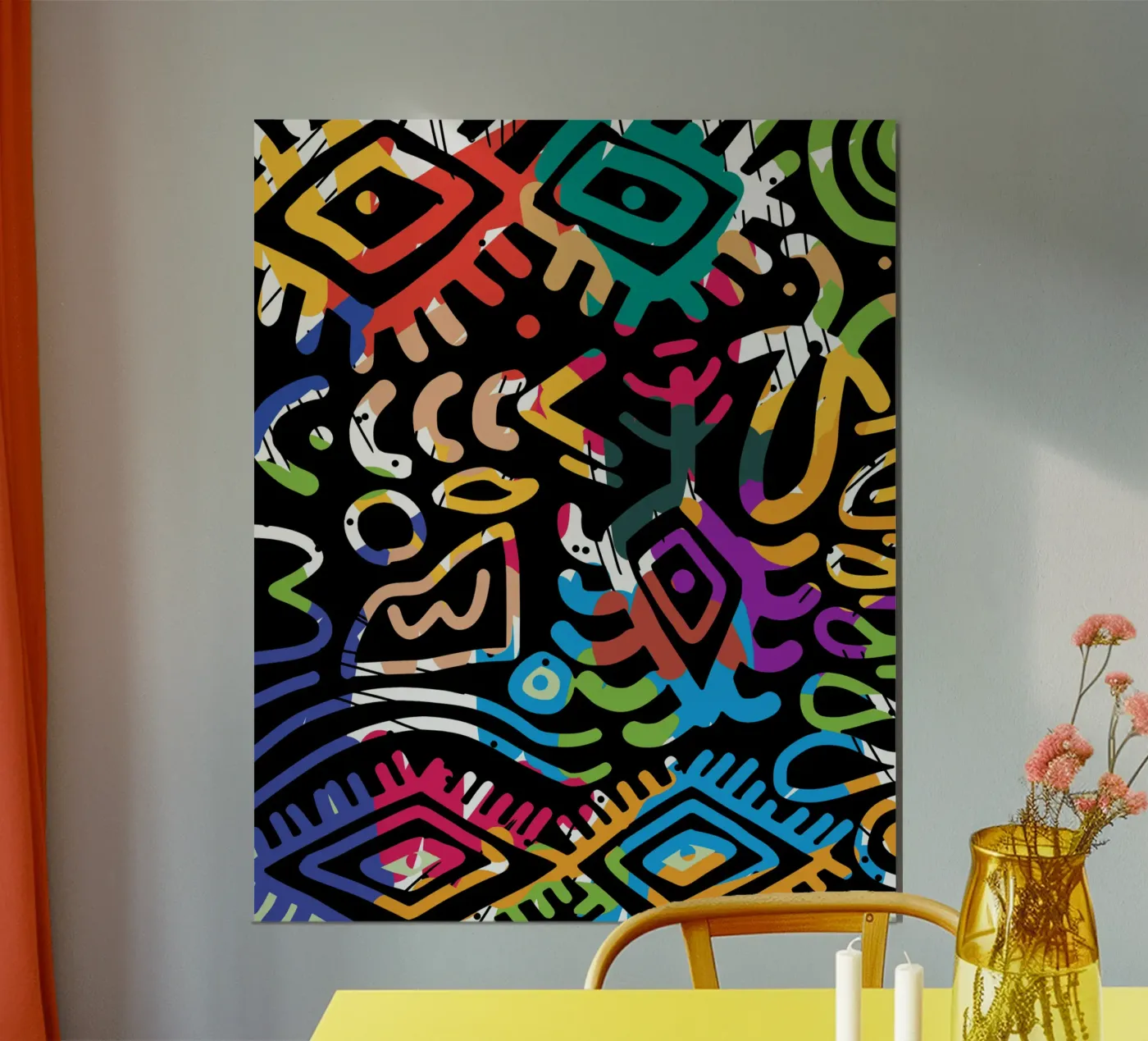 Graffiti scribble 03 Poster von Little Dean