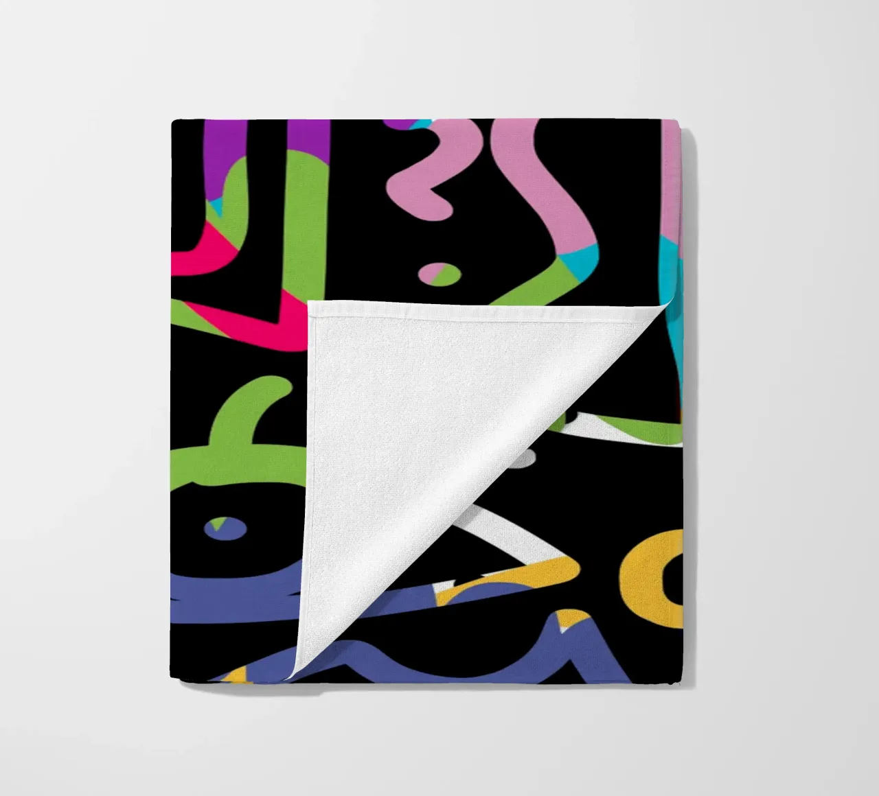 Graffiti scribble 04 telo mare da Little Dean