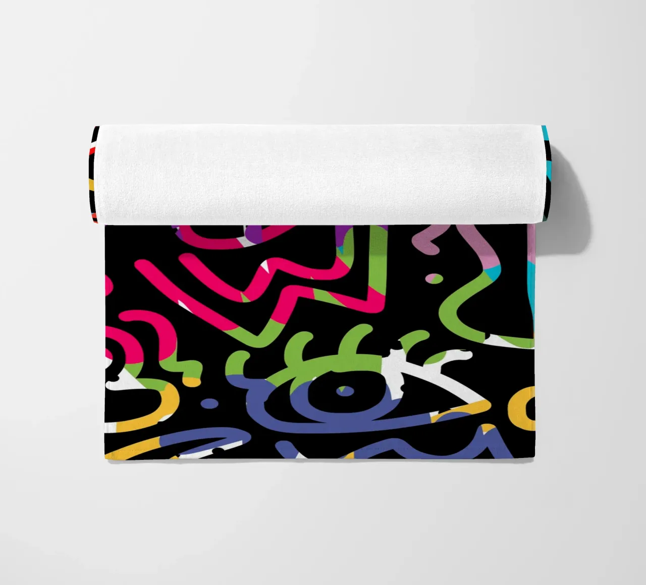 Graffiti scribble 04 telo mare da Little Dean