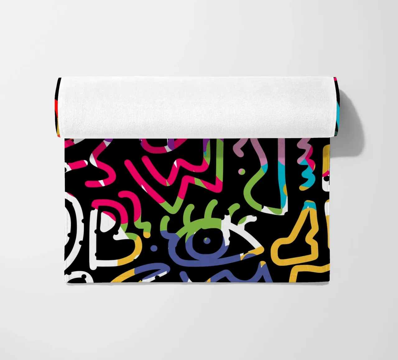 Graffiti scribble 04 telo mare da Little Dean