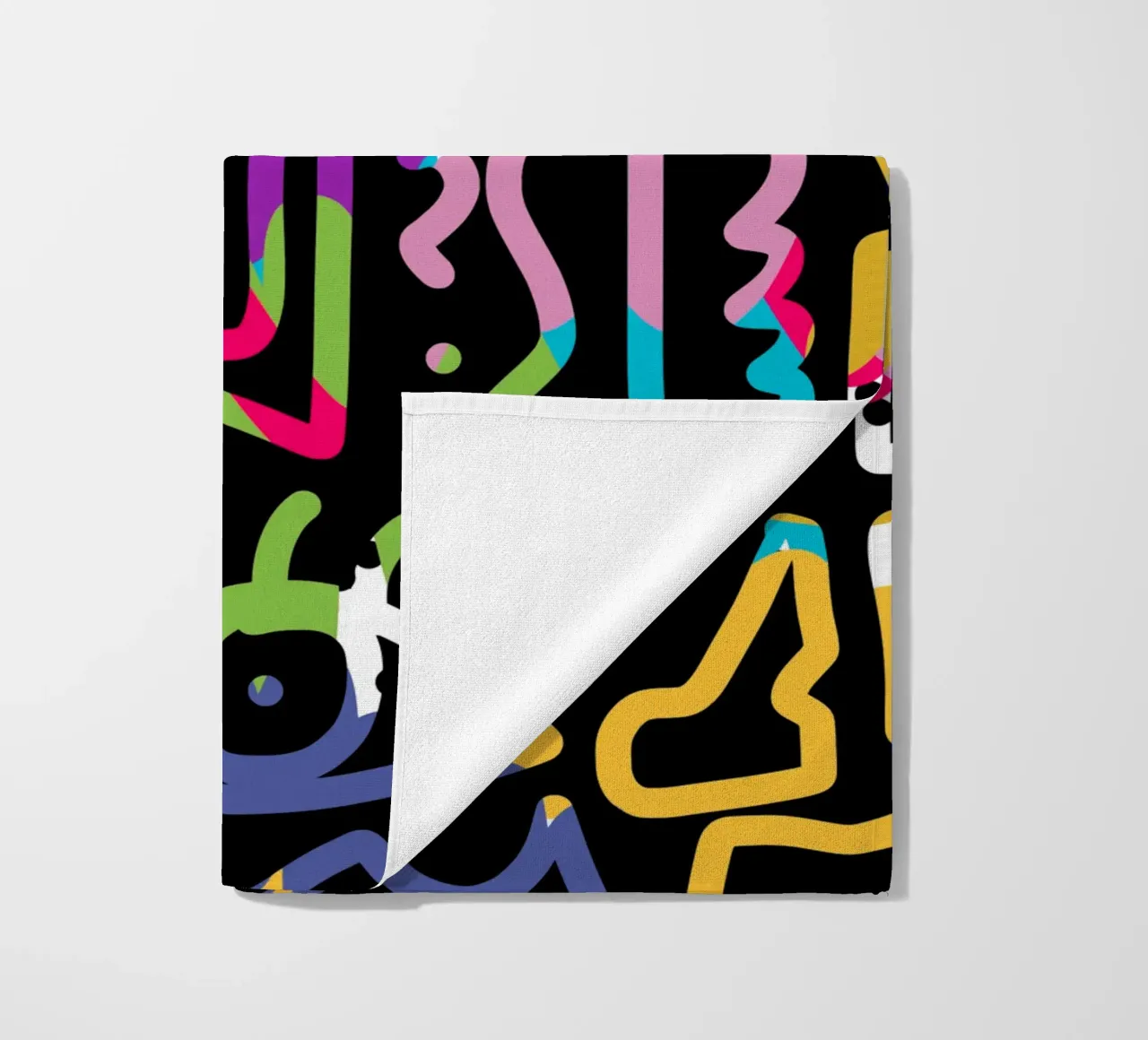 Graffiti scribble 04 telo mare da Little Dean