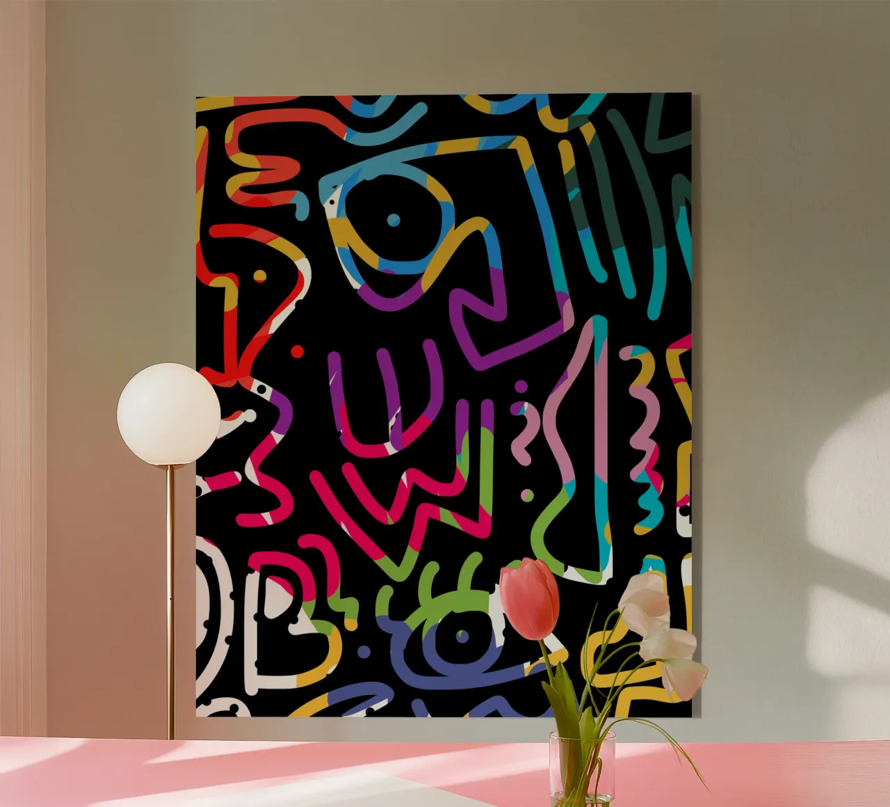 Graffiti scribble 04 plexiglass da Little Dean