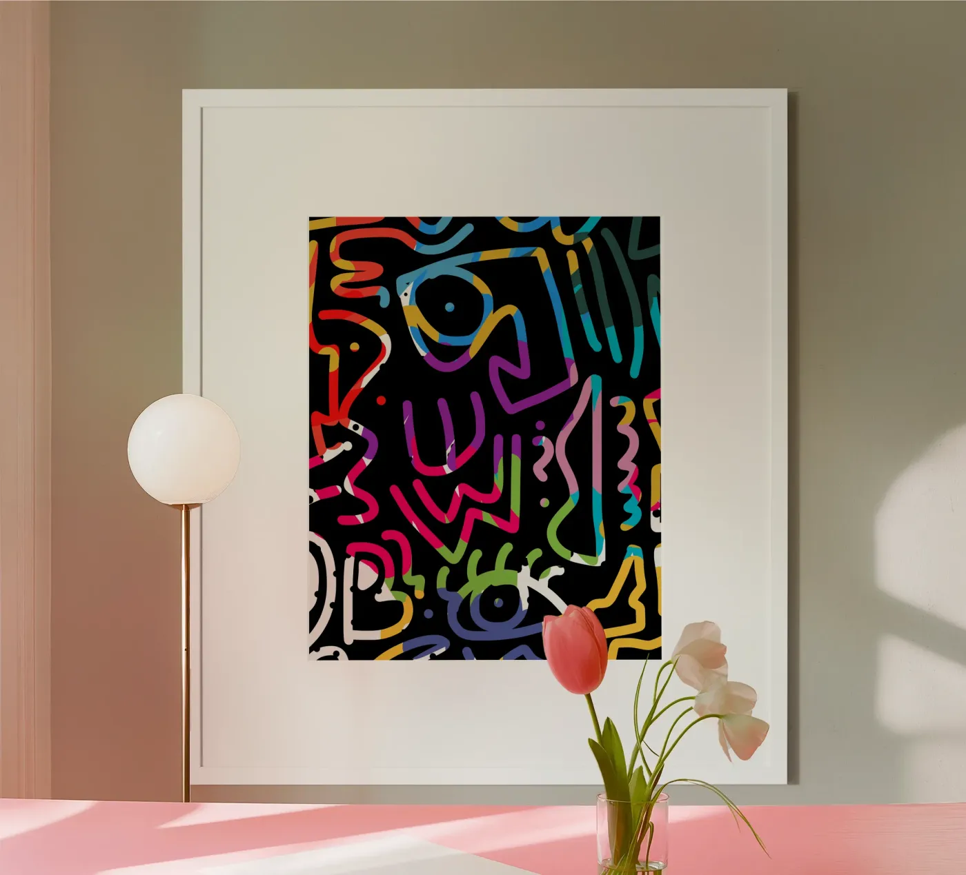 Graffiti scribble 04 poster da Little Dean