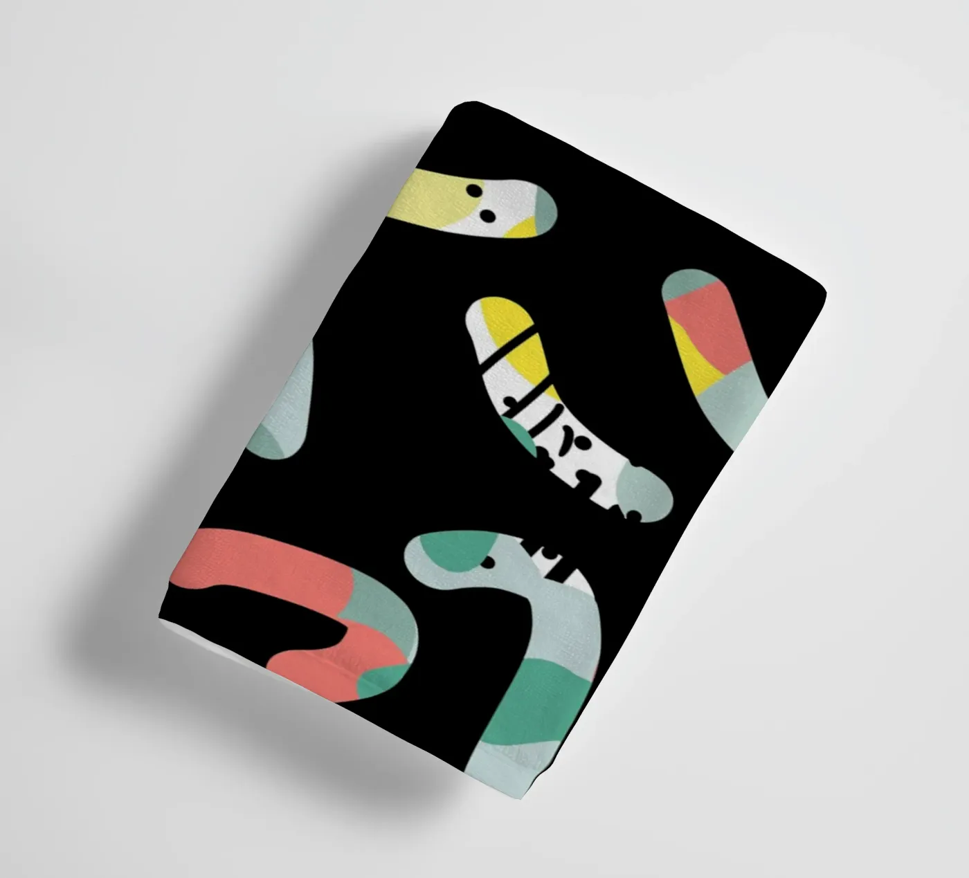 Graffiti scribble 05 towel by Little Dean