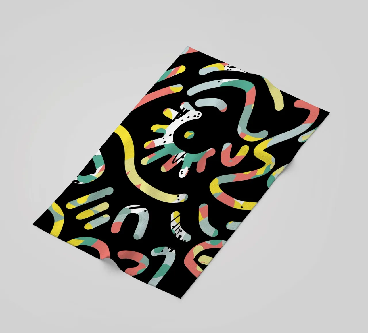 Graffiti scribble 05 telo mare da Little Dean