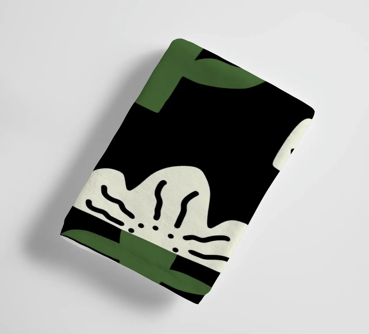Whimsical flower pattern 02 towel by Little Dean