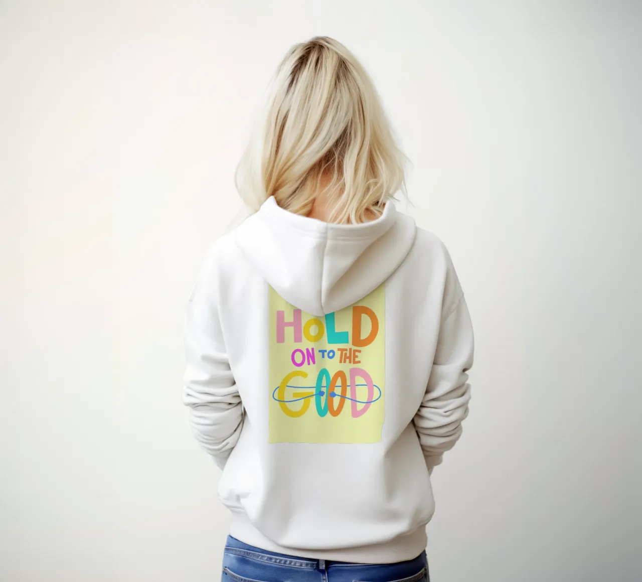 Hold on to the good felpa con cappuccio da Art House