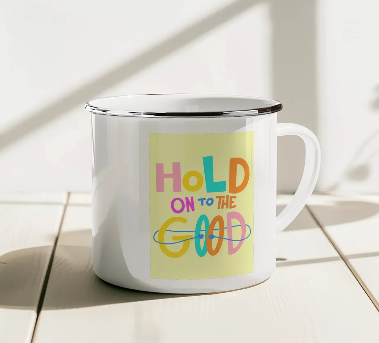 Hold on to the good tazza in smalto da Art House