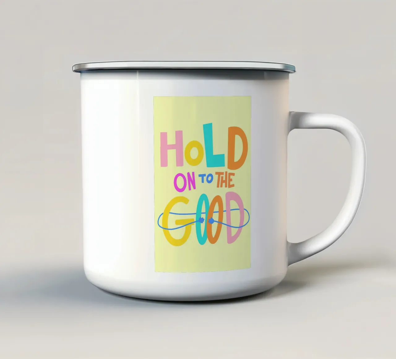Hold on to the good tazza in smalto da Art House