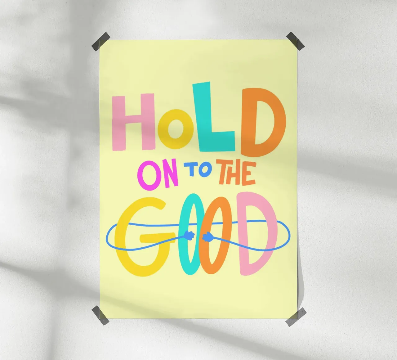 Hold on to the good carta hahnemühle da Art House