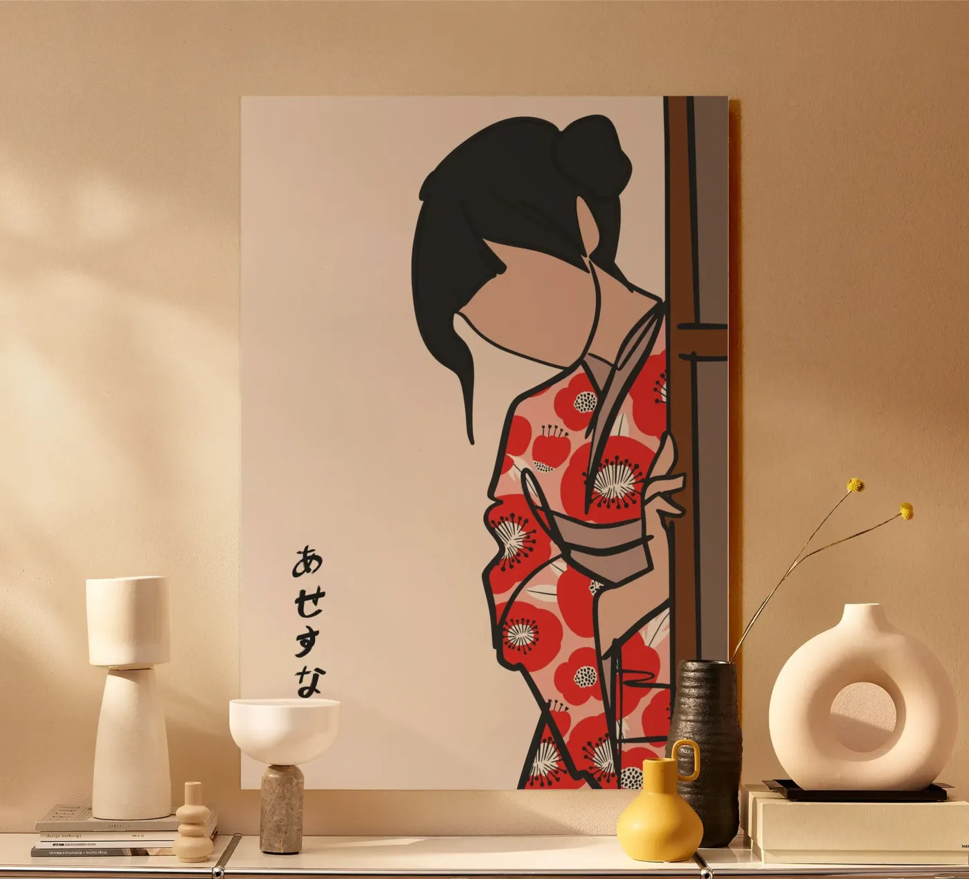 Geisha plexiglas de PurePeachStudio