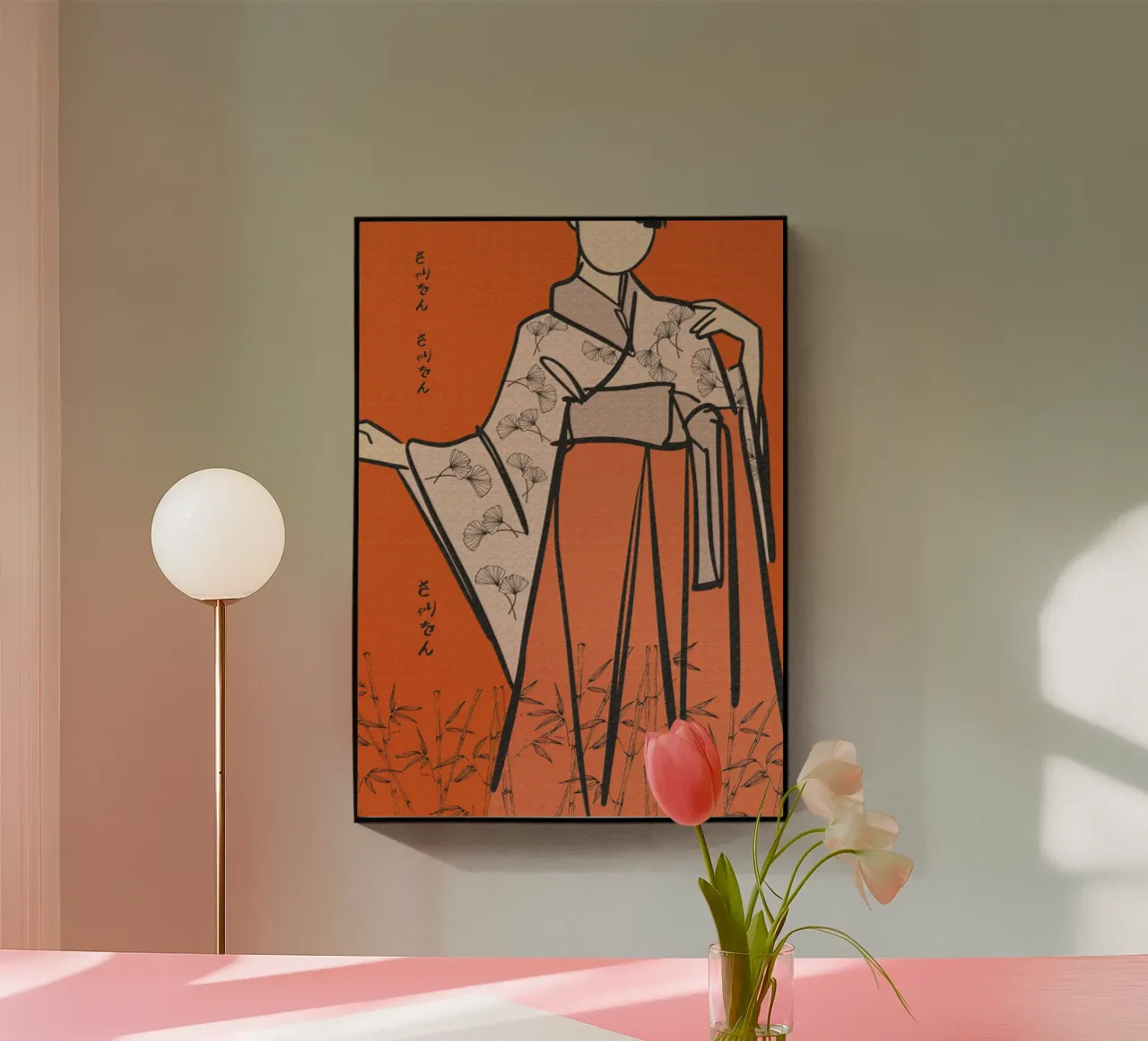 Geisha plexiglass da PurePeachStudio