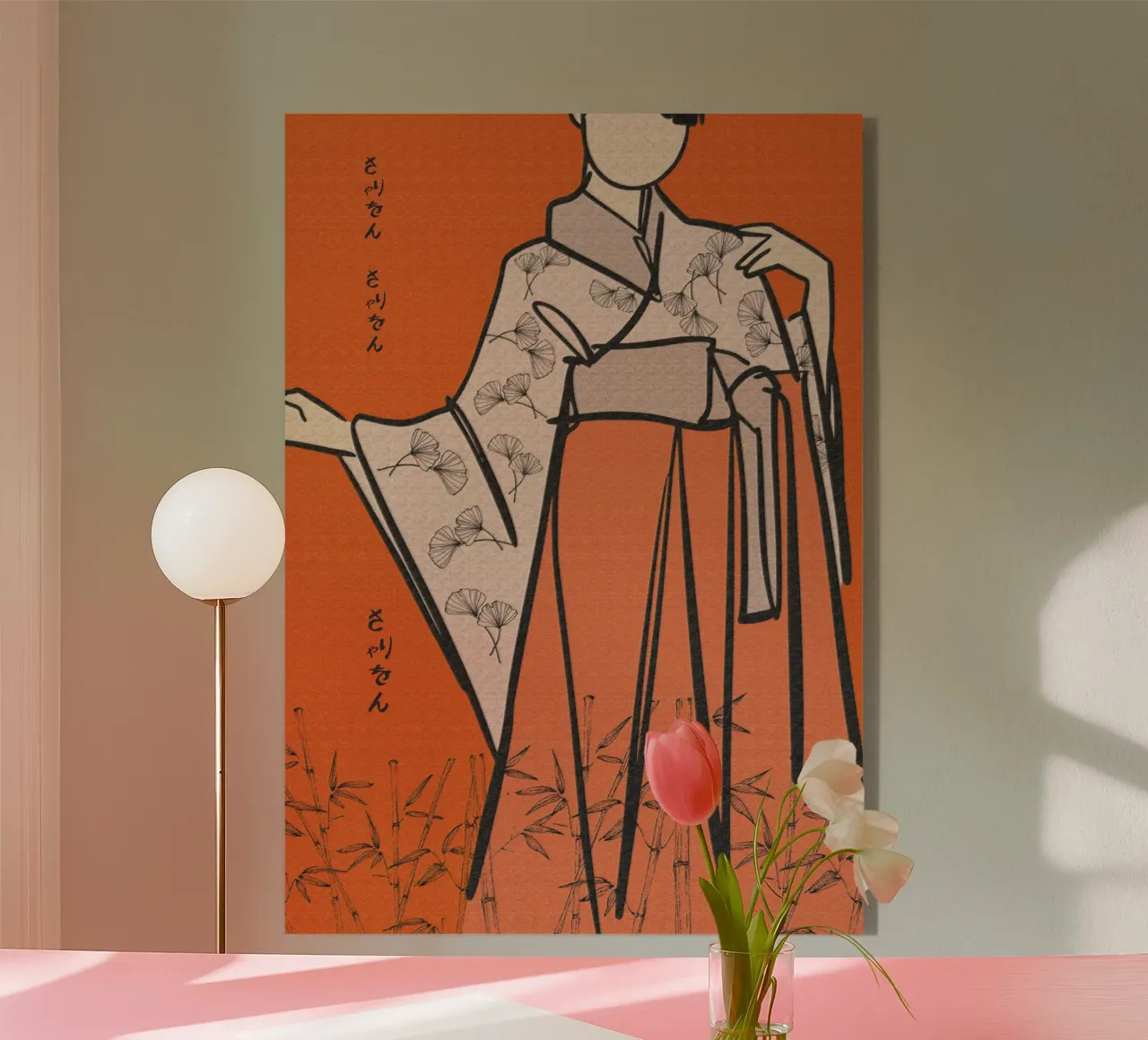 Geisha plexiglass da PurePeachStudio