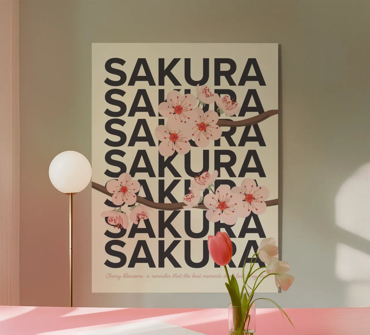 Sakura acryl van PurePeachStudio