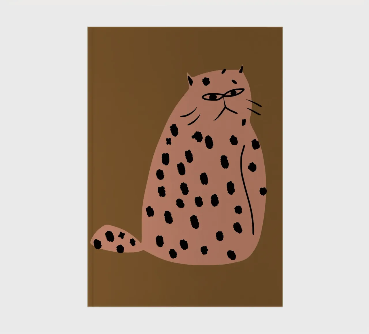 Grumpy the cat notebook by Little Dean