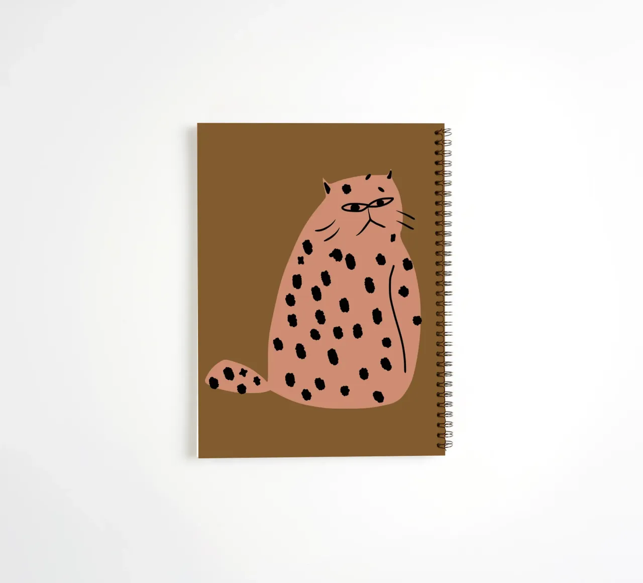 Grumpy the cat spiral notebook by Little Dean
