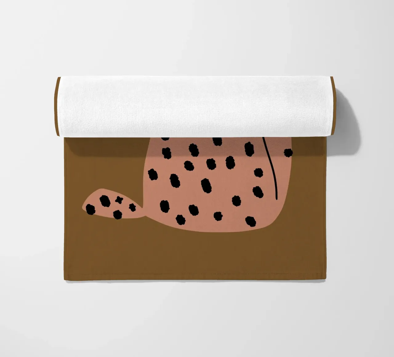 Il gatto Brontolo telo mare da Little Dean