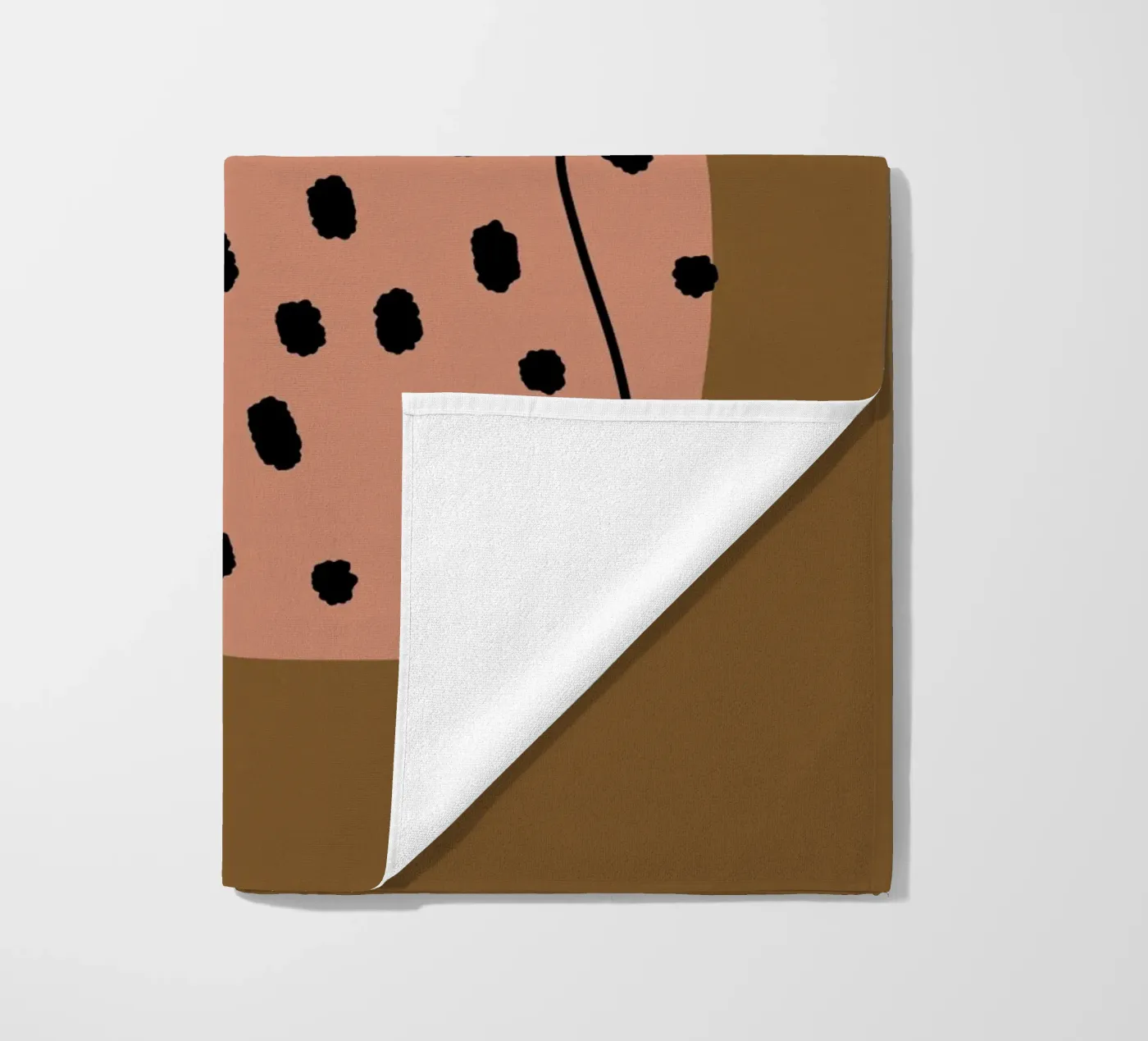 Grumpy de kat strandhanddoek van Little Dean