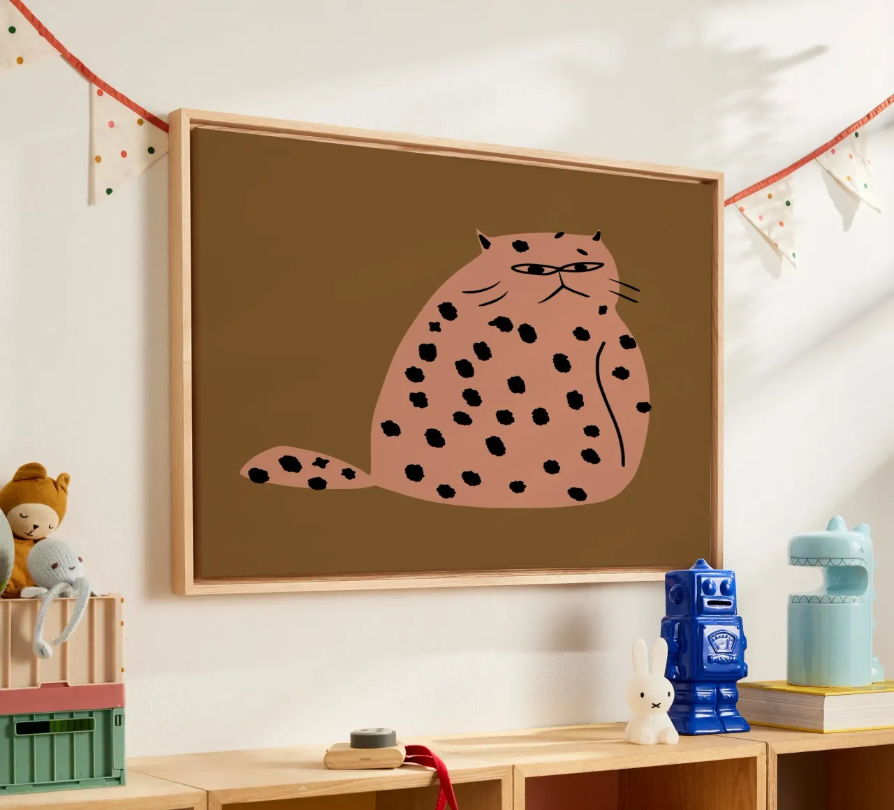 Grumpy the cat canvas by Little Dean
