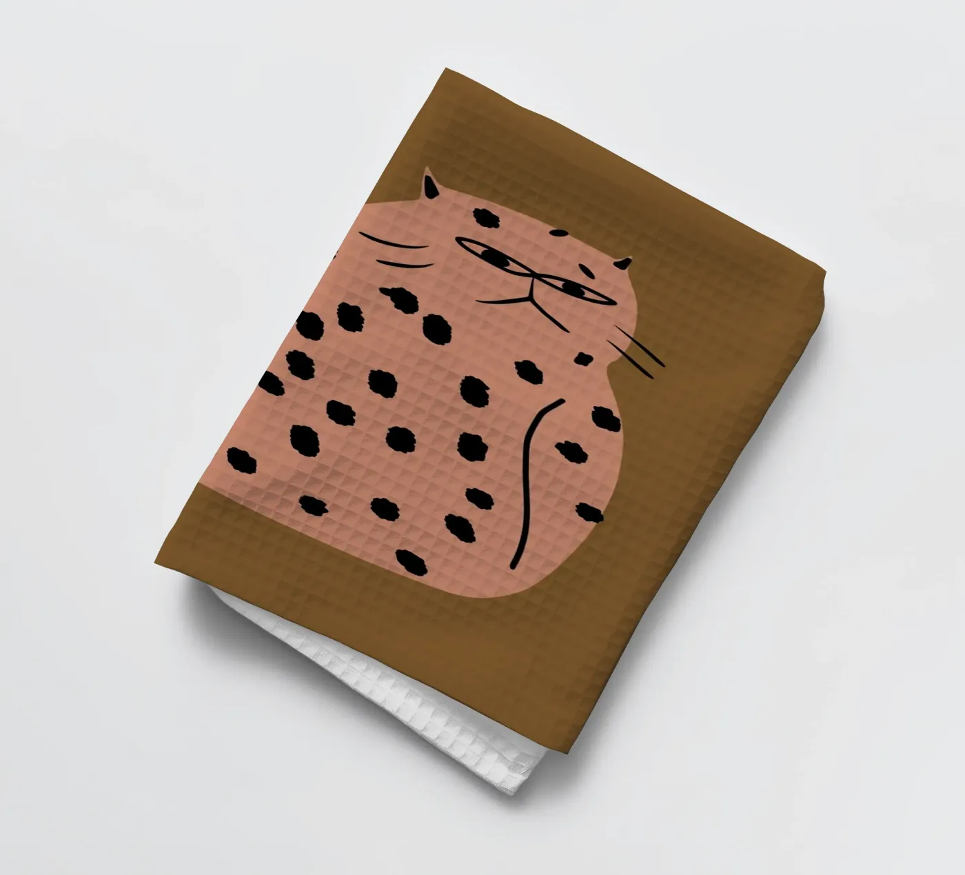 Grumpy the cat Geschirrtuch von Little Dean