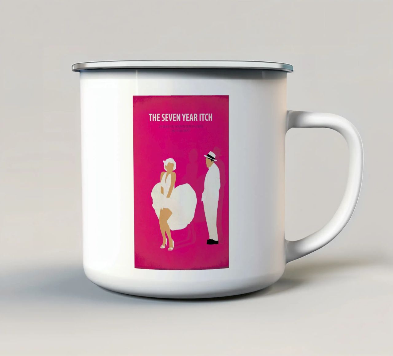 The seven year Itch tazza in smalto da Fräulein Fisher
