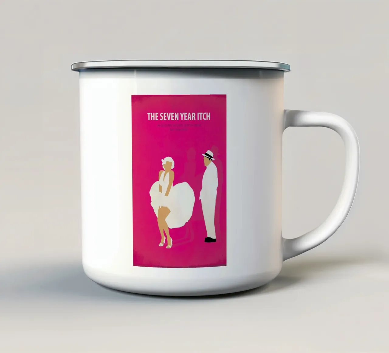 The seven year Itch tazza in smalto da Fräulein Fisher