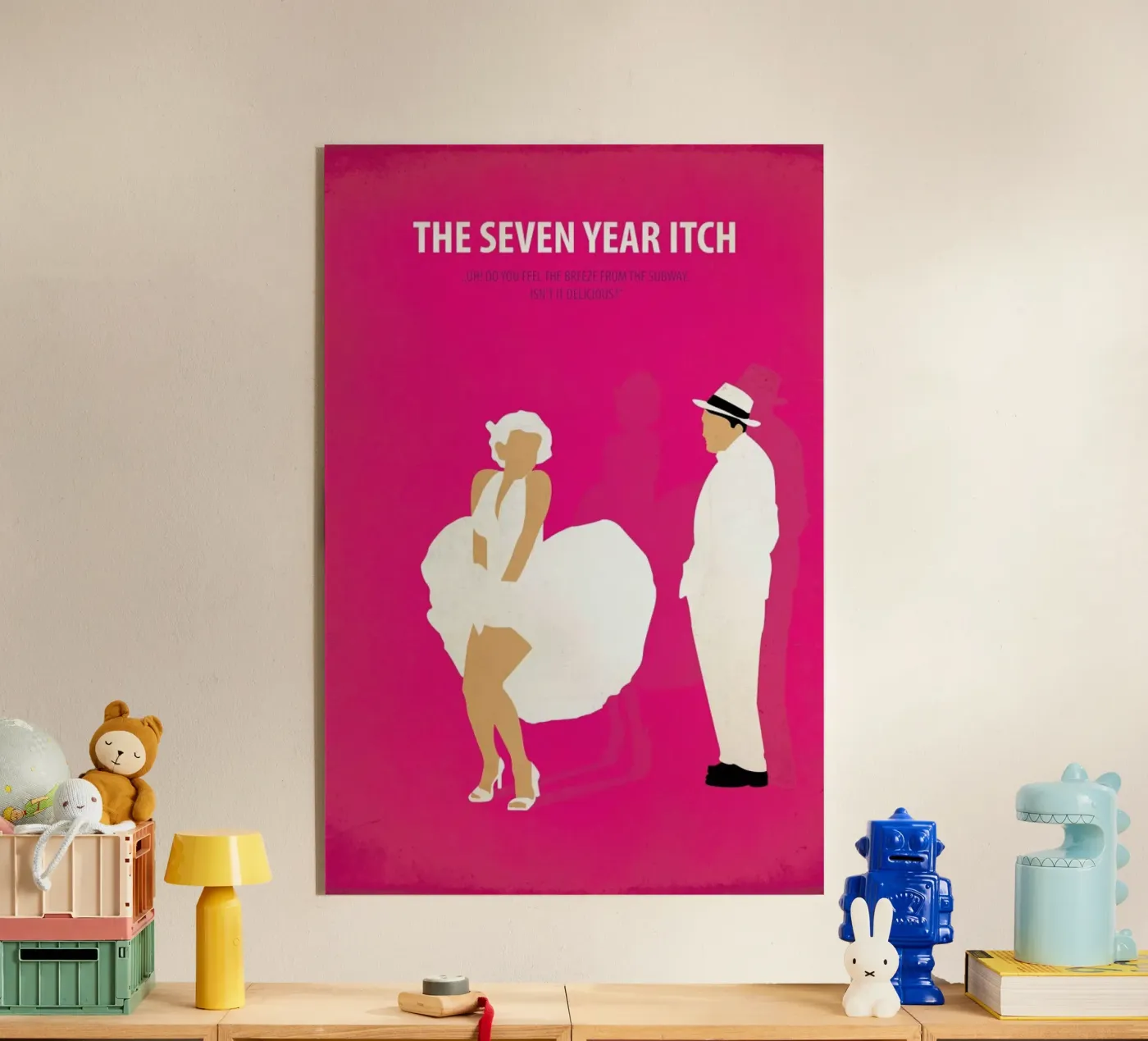 The seven year Itch plexiglass da Fräulein Fisher