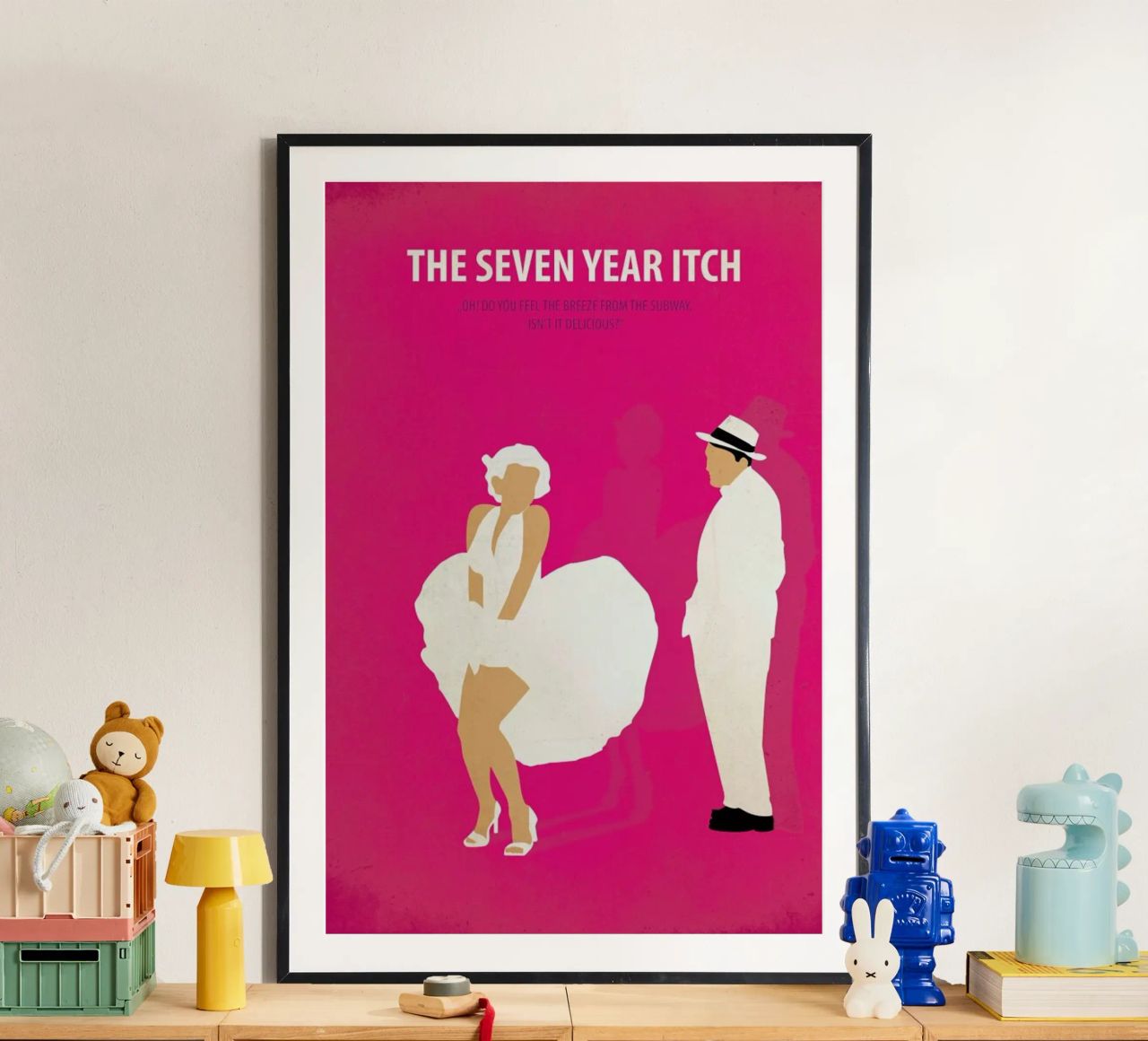 The seven year Itch poster de Fräulein Fisher