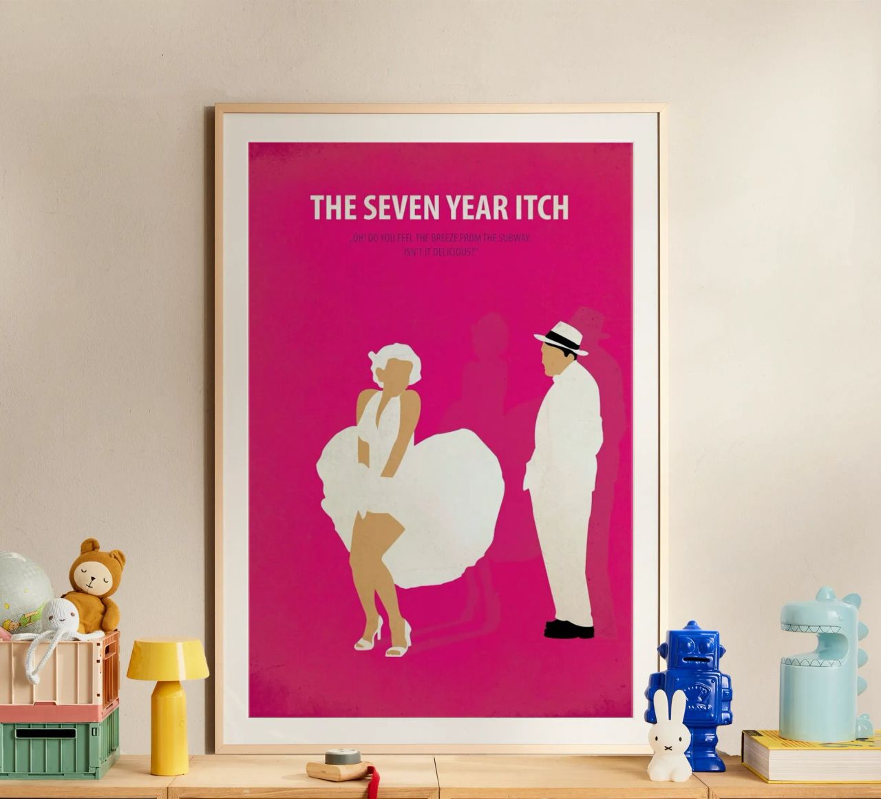 The seven year Itch poster de Fräulein Fisher