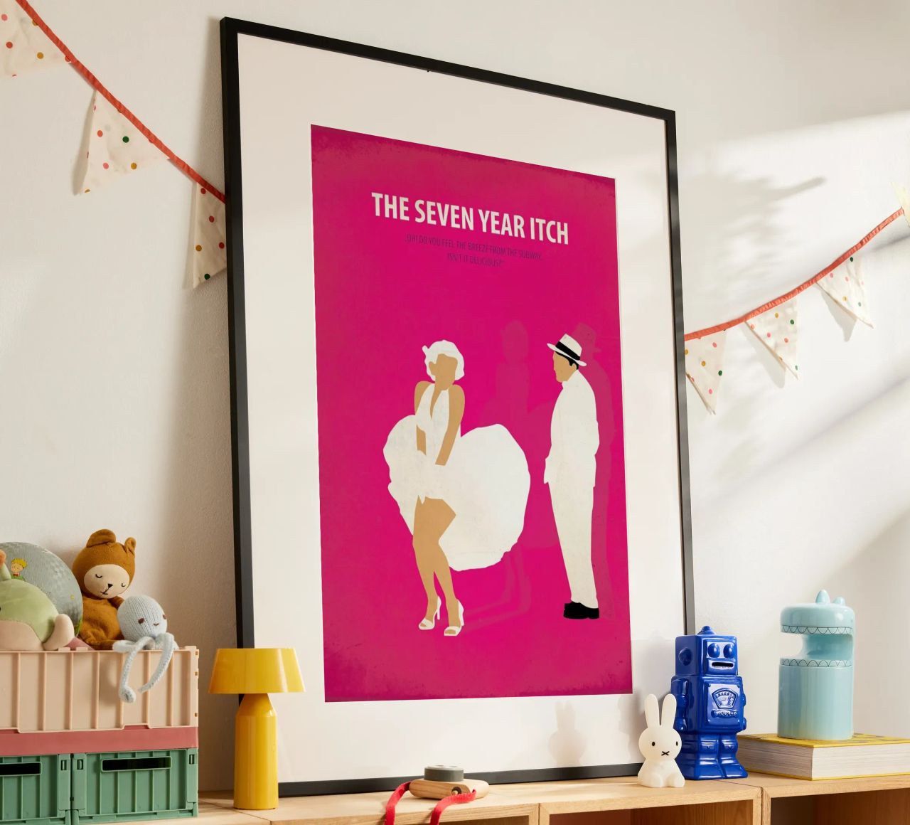 The seven year Itch poster de Fräulein Fisher