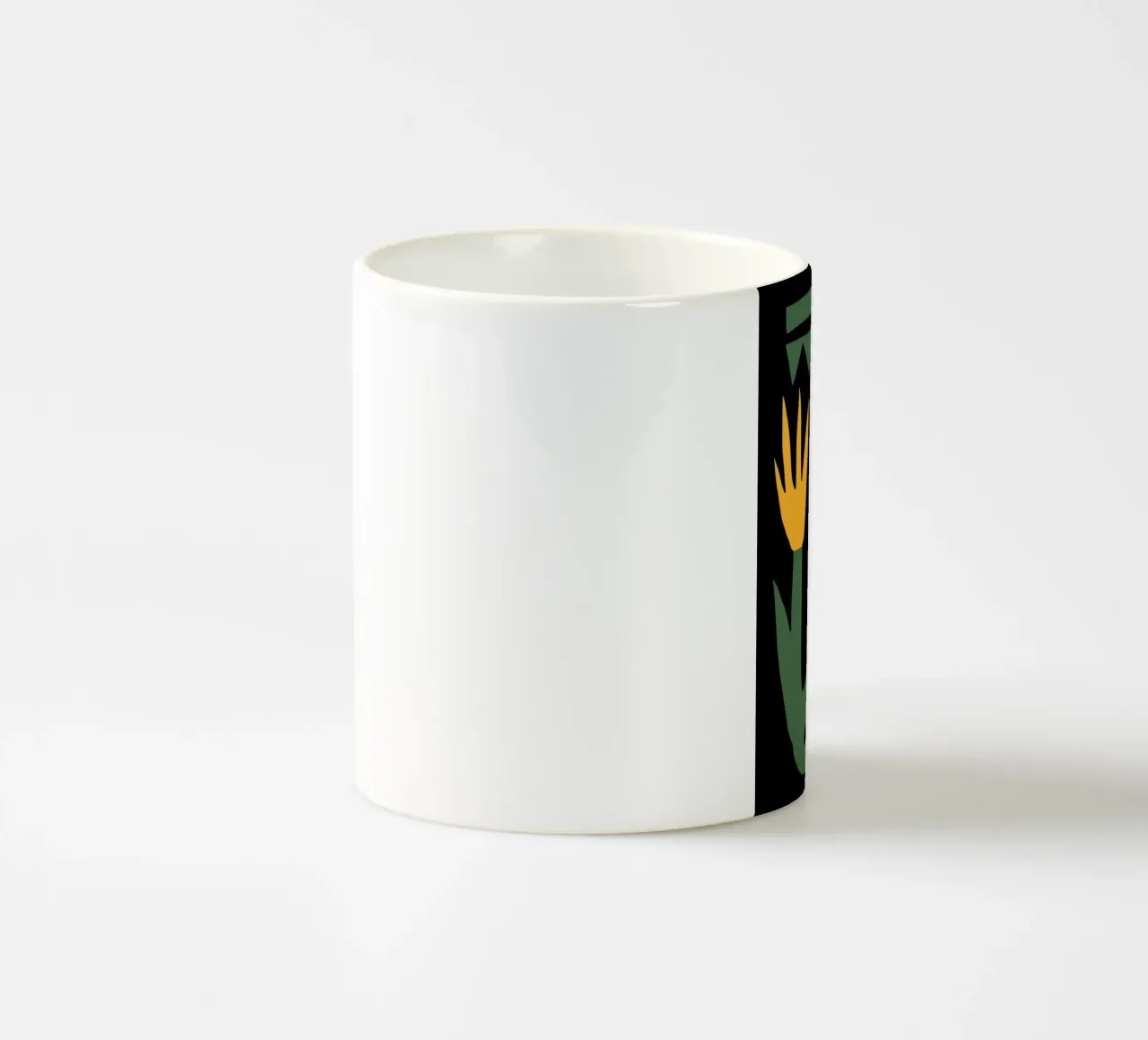 Composizione di fiori gialli tazza in ceramica da Little Dean