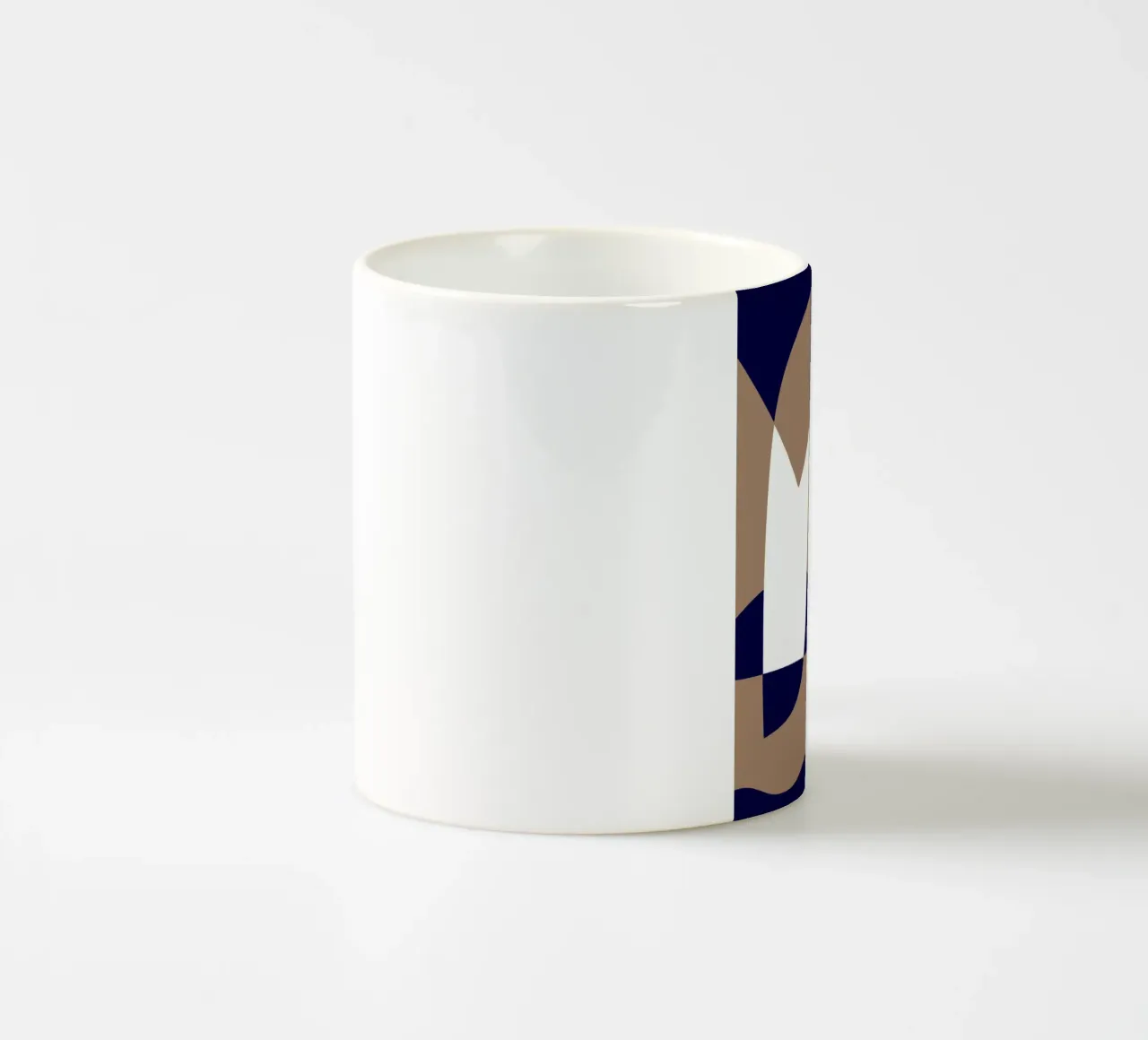 Geometria scandinava 04 tazza in ceramica da Little Dean