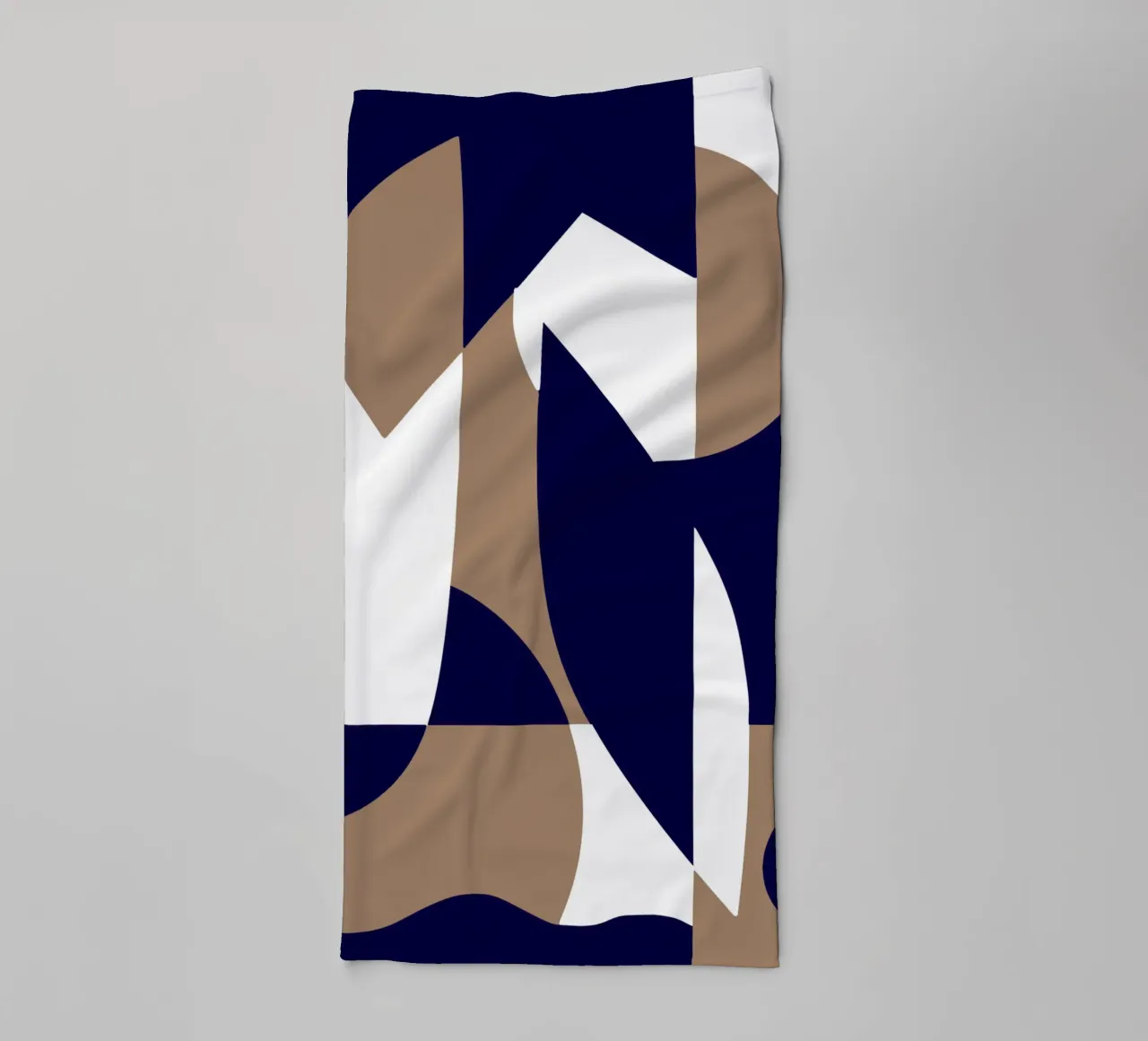 Scandinavian geometry 04 towel by Little Dean