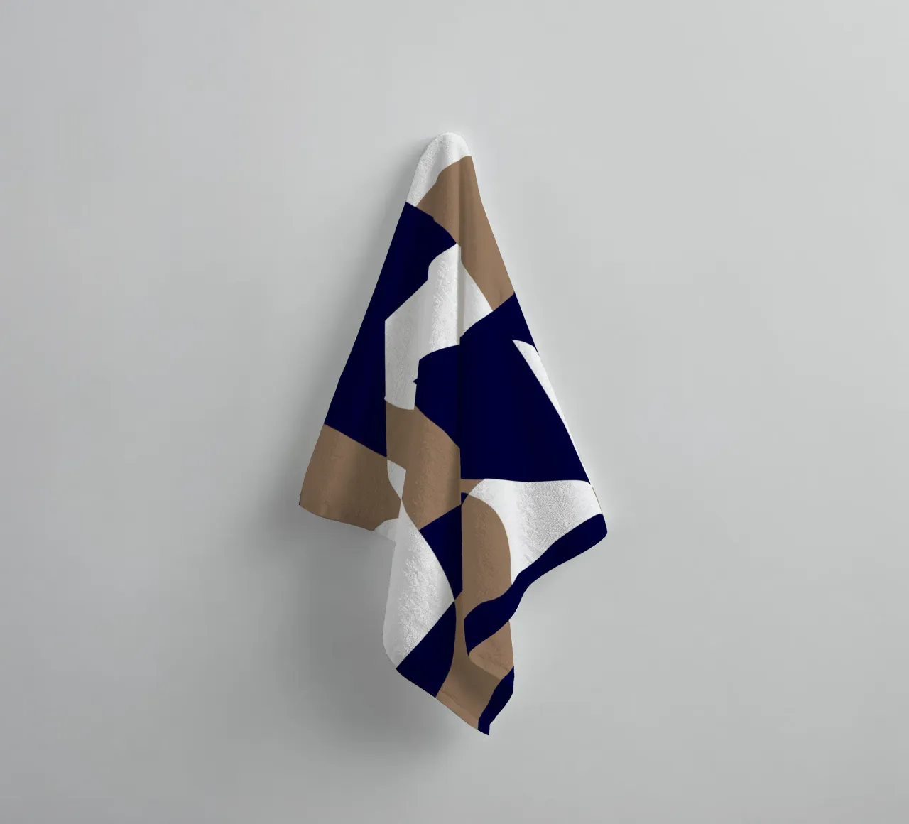 Scandinavian geometry 04 towel by Little Dean