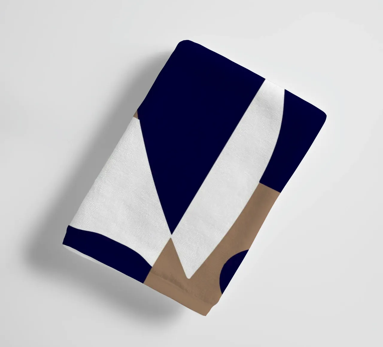 Scandinavian geometry 04 towel by Little Dean