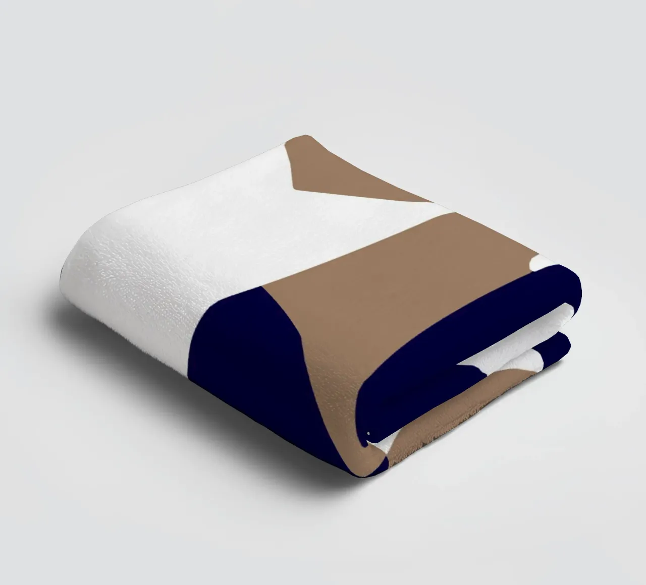 Scandinavian geometry 04 towel by Little Dean