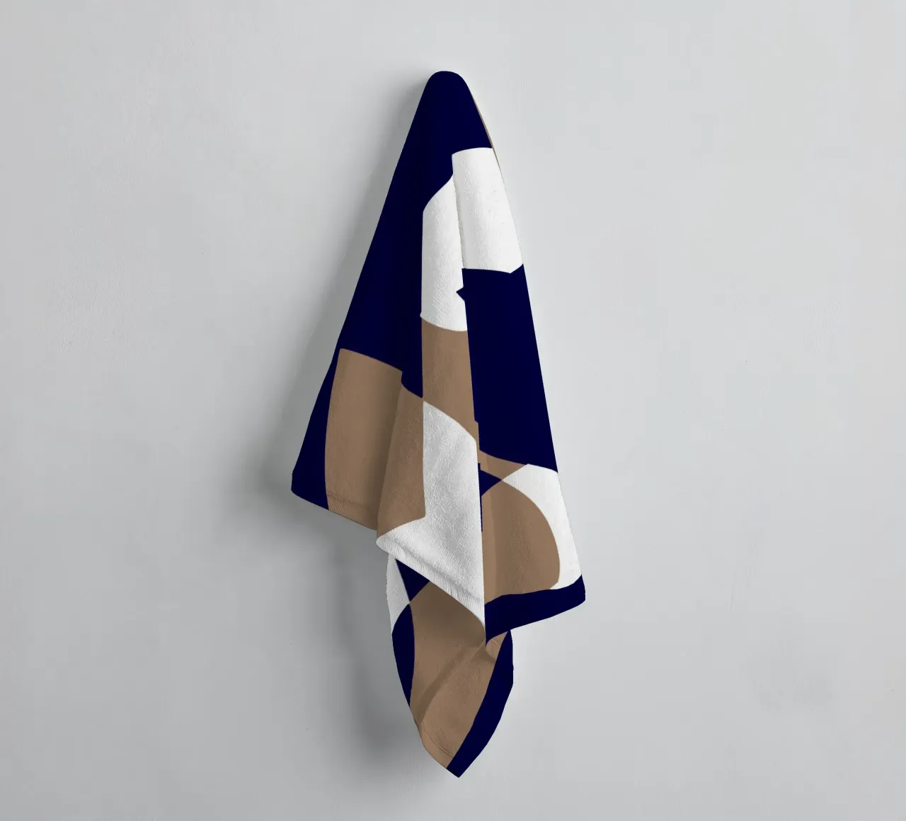 Scandinavian geometry 04 towel by Little Dean