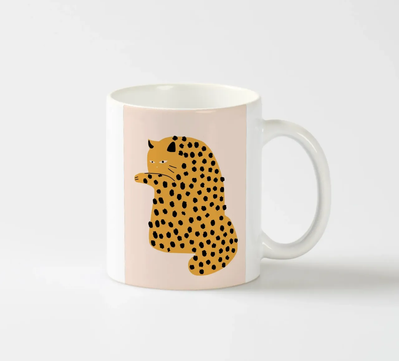 Atteggiamento felino tazza in ceramica da Little Dean