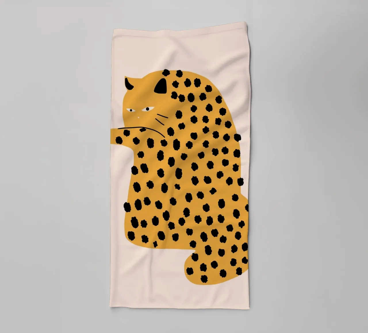 Atteggiamento felino asciugamano da bagno da Little Dean