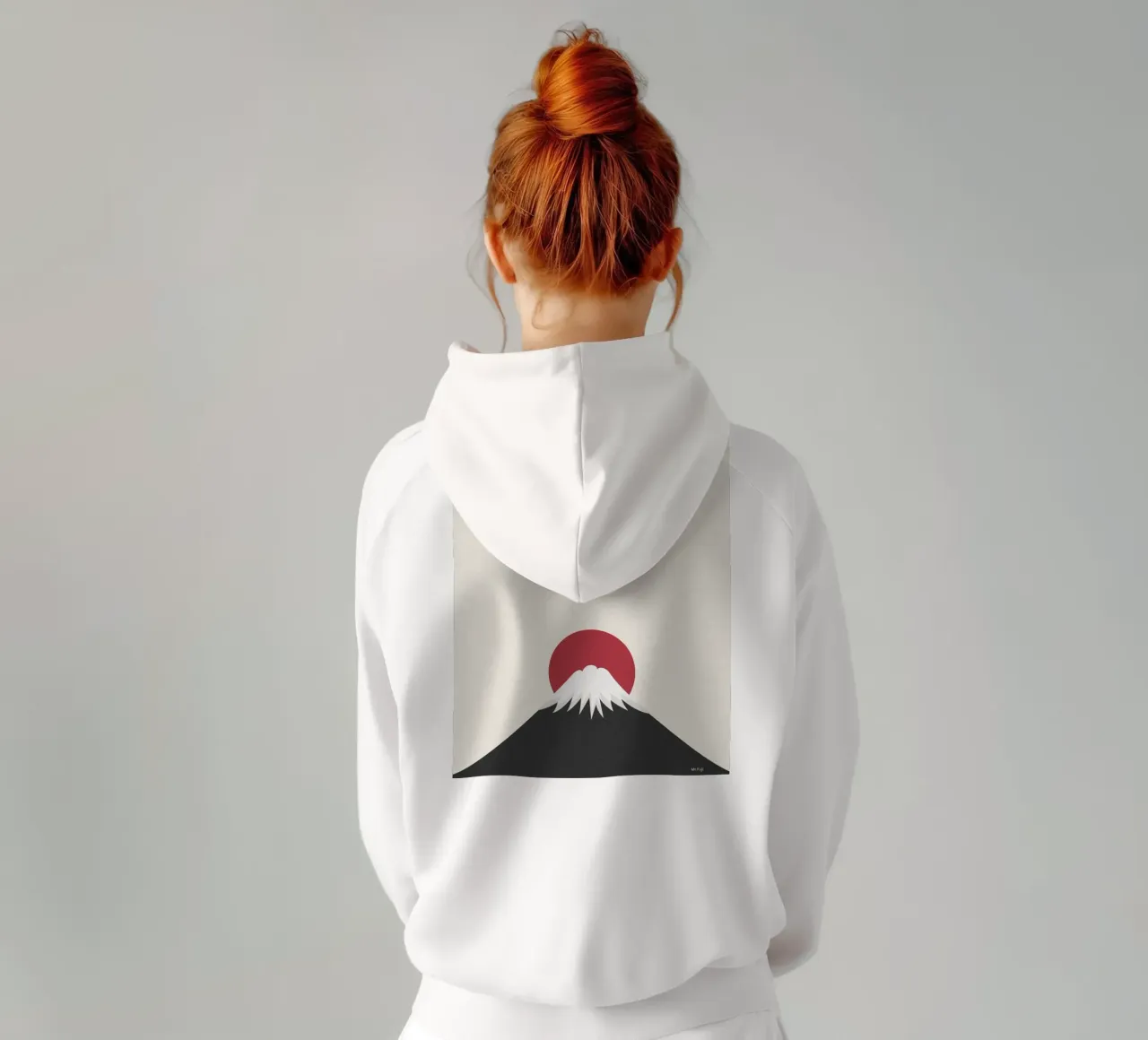 Fuji felpa con cappuccio da PurePeachStudio