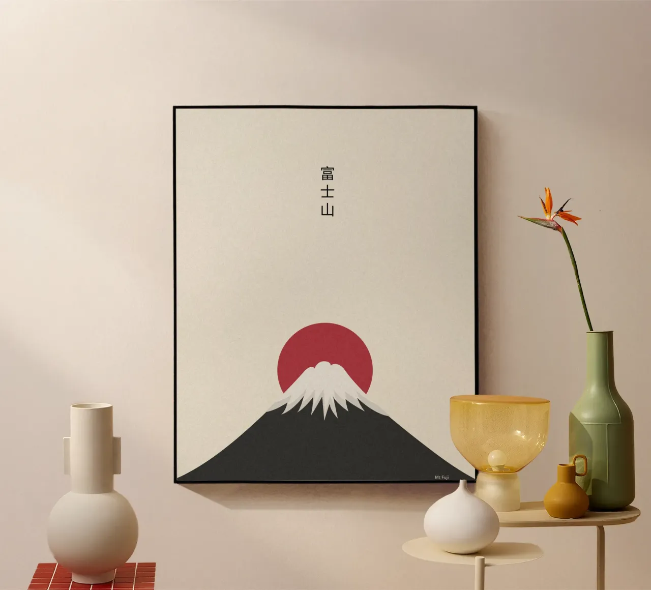 Fuji acrylic glass by PurePeachStudio